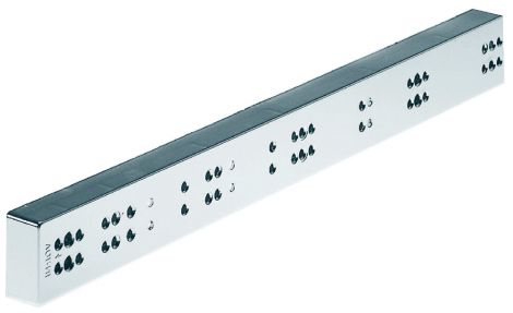 485 mm DistanzLeisteKst.chr. 25x485x50mm