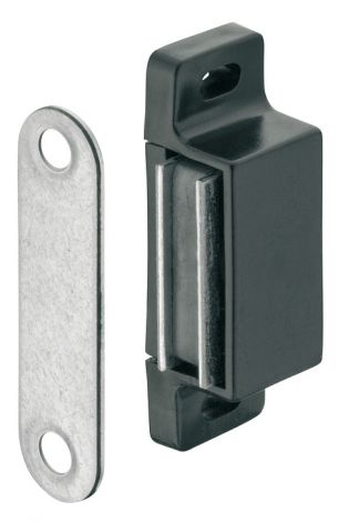 Gehäuse weiss, braun oder schwarz Magnetverschluss schwarz 4-5kg