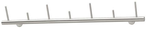164 mm Garderobe Edelstahl 1000x164mm