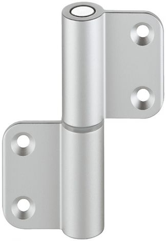 silberfarben, eloxiert Tuerband Alu.silberf.2-tlg. DL