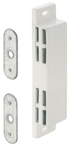 weiss Doppelmagnetverschl.weiss 2x4kg