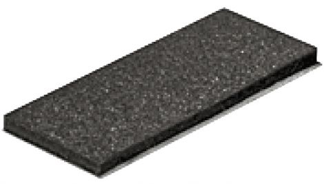 Puffer Kst.schw. 15mmx5mm