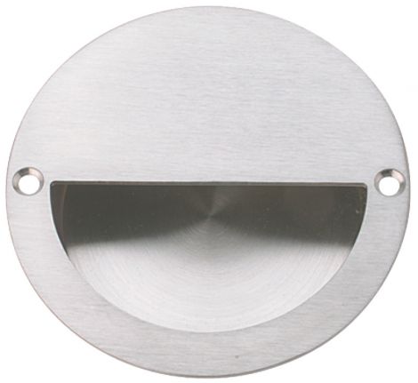 90 mm Muschelgriff Edelst.matt