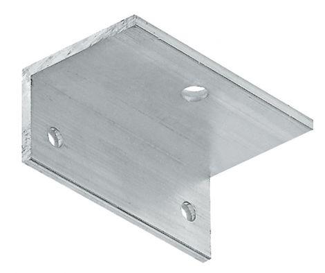 Aluminium Schienenhalter Alu.blank