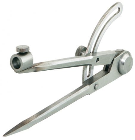 Zirkel, mit Bleistifthalter, Stahl