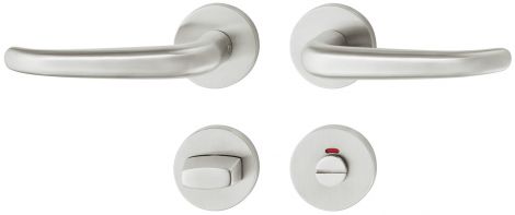 133 mm WC-Ros.-Garnitur PDH4104 Edst.matt 8mm