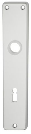 Buntbart L-Schild BB 72mm Alu silberf.