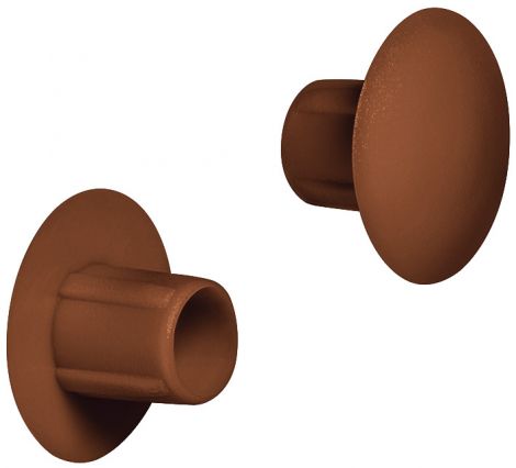 Kunststoff Abdeckkappe Kst. braun 10,0x5,0mm