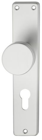 Profilzylinder Kn-L-Schild Al.silberf.