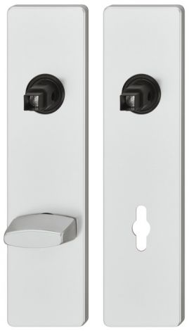 12 1450 Kurzschild 78 WC Alu.silberf.