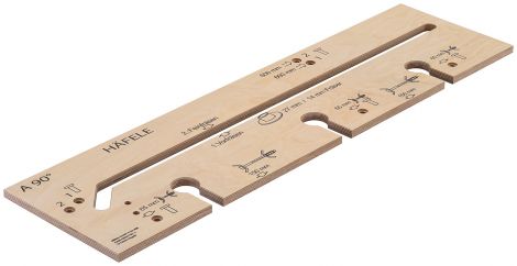 Frässchablone, für Arbeitsplattenverbinder