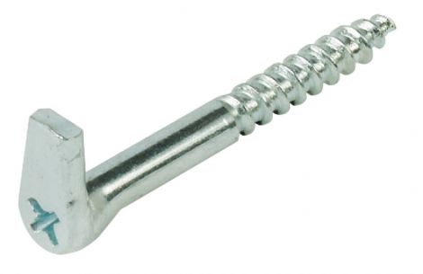 17 mm Schraubhaken verz. Kreuzschl. 50mm