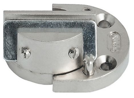 Zinkdruckguss Glastürsch.Clarior zi.chrom.pol. 6mm