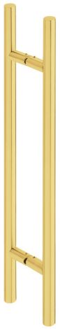 messingfarben, PVD-beschichtet Türgriff Edelst.messf.pol.25x400x600mm
