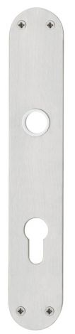 Profilzylinder PZ-Langsch. rund 235x40x2mm, Edst. matt