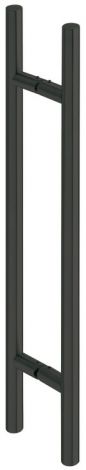 graphitschwarz, PVD-beschichtet Türgriff Edelst.schwarz mat.25x400x600mm