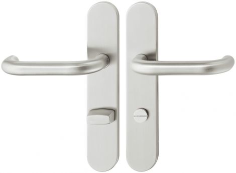 145 mm WC-Garnitur 8 Edelst.matt