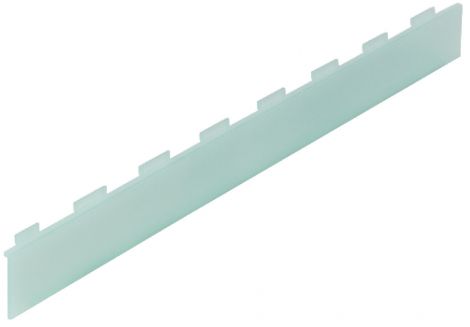 grün transluzent Seiten-Abschl.Wand schw. 500mm