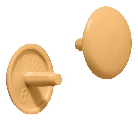 Kunststoff Abdeckkappe Kst. kieferf. 12x 2,5mm