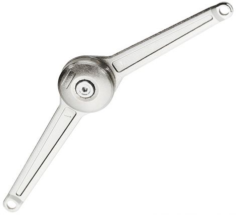 Klappenstütze/Klappenhalter, Duo forte, Einzelbeschlag