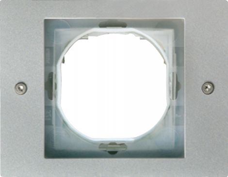 aluminiumfarben Rahmen 1-fach alufarben
