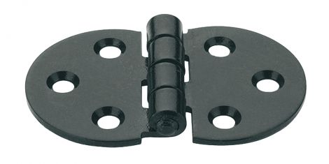 Topf: schwarz, matt, Gelenkarm: matt Klappenscharnier St.schw. 270°