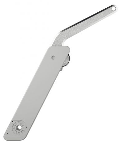 Hochklappbeschlag, Free flap H 1.5, Einzelteil Klappenstütze, Tragarm aus Metall