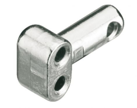 Frontbefestigung, für Aufschraubmontagen, für Klappen mit schmalen Aluminiumrahmen