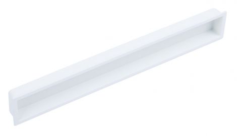 160 x 24 mm Muschel Zi.weiss matt 157x9mm