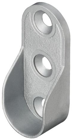 aluminiumfarben, lackiert OVA-Schrankrohrlager Zi.alu