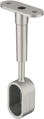 aluminiumfarben, lackiert OVA-Schrankrohrlager hstv.Zi.alu