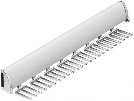 454 x 65 x 67 mm Krawattenhalter silbf. 454mm