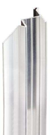 3000 mm Aluminiumprofil L=3000mm chrom