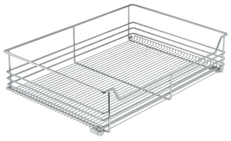 verchromt, poliert Korb chr. 680x500x160mm
