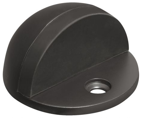 graphitschwarz, PVD-beschichtet Bodentürpuffer Edelst.schw.gra. PVD 44mm