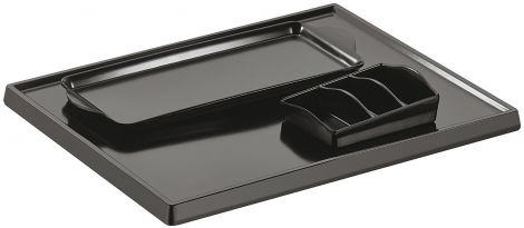 Tablett-Set, Tablett, Servierteller und Fächerschale