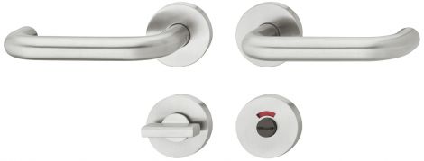143 mm WC-Garnitur 8 Edelst.Satino