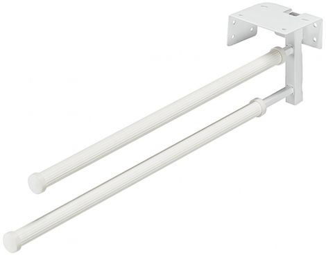 430 mm Handtuchauszug weiss 2-tlg. 430mm