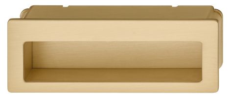 105,5 x 37 mm Muschel Zi.messing matt geb.105,5x37mm