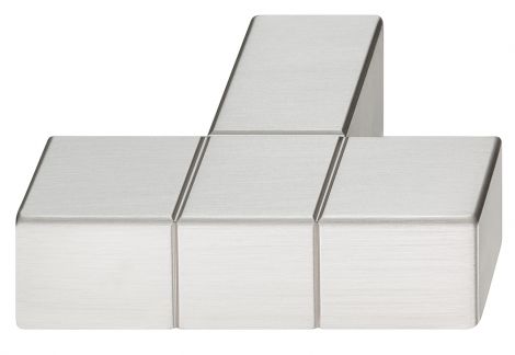 46 x 14 mm Knopf Alu.vern.geb. 46x34mm