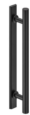 schwarz, eloxiert Tuergriff Al.schw. 400mm