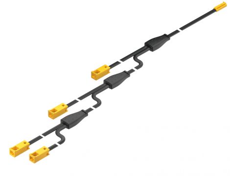1 x Stecker, Loox5 2-pol. 12 V Loox5 4-fach Verlaeng.Leit 12V/6,5m