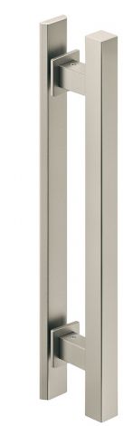 edelstahlfarben, eloxiert Tuergriff eins. eckig Al.edstf. 400mm