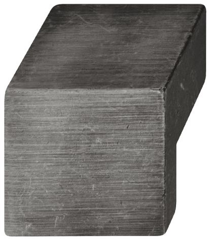 26 x 25 mm Knopf Zi.eisenfarben 30x30mm