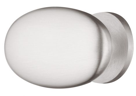 60 x 35 mm Knopf Alu.nick.matt geb. 60x39mm
