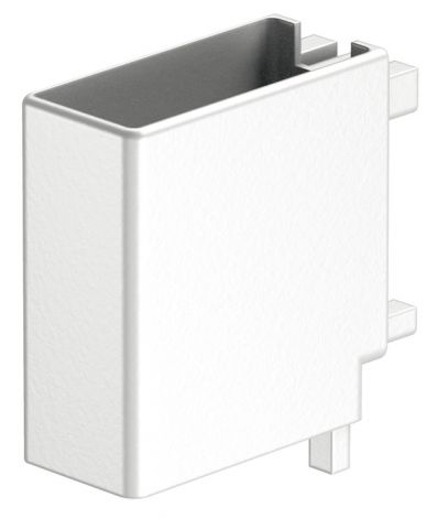 verkehrsweiß, RAL 9016, pulverbeschichtet Eckverbinder Zi.we.oben