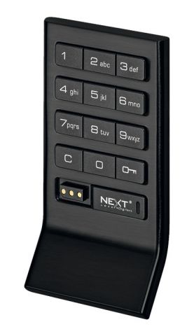 schwarz PIN-Code Fallenschloss schw. 98x54mm