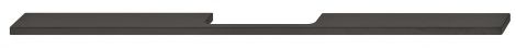 300 x 30 mm Griff Alu.schw.matt 300x30mm