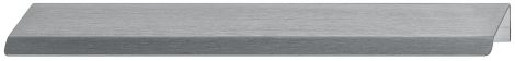 45 x 36 mm Griffleist.Alu.grau gebürstet 45mm