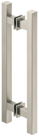 edelstahlfarben, eloxiert Tuergriff beids. eckig Al.edstf. 400mm